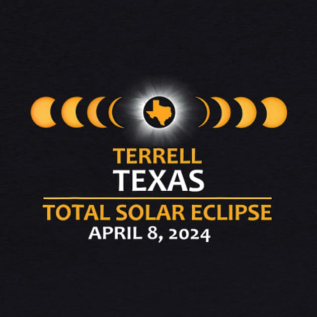 Terrell Tx Texas Total Solar Eclipse 2024 by SanJKaka